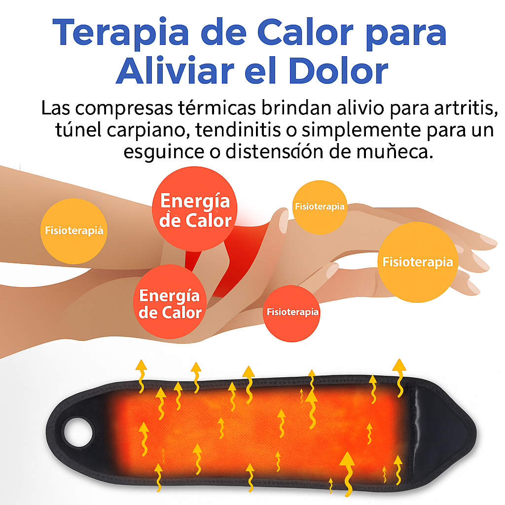 FlexiWarm™ 🔥 Compresa térmica 3 en 1 muñeca, tobillo y talón.