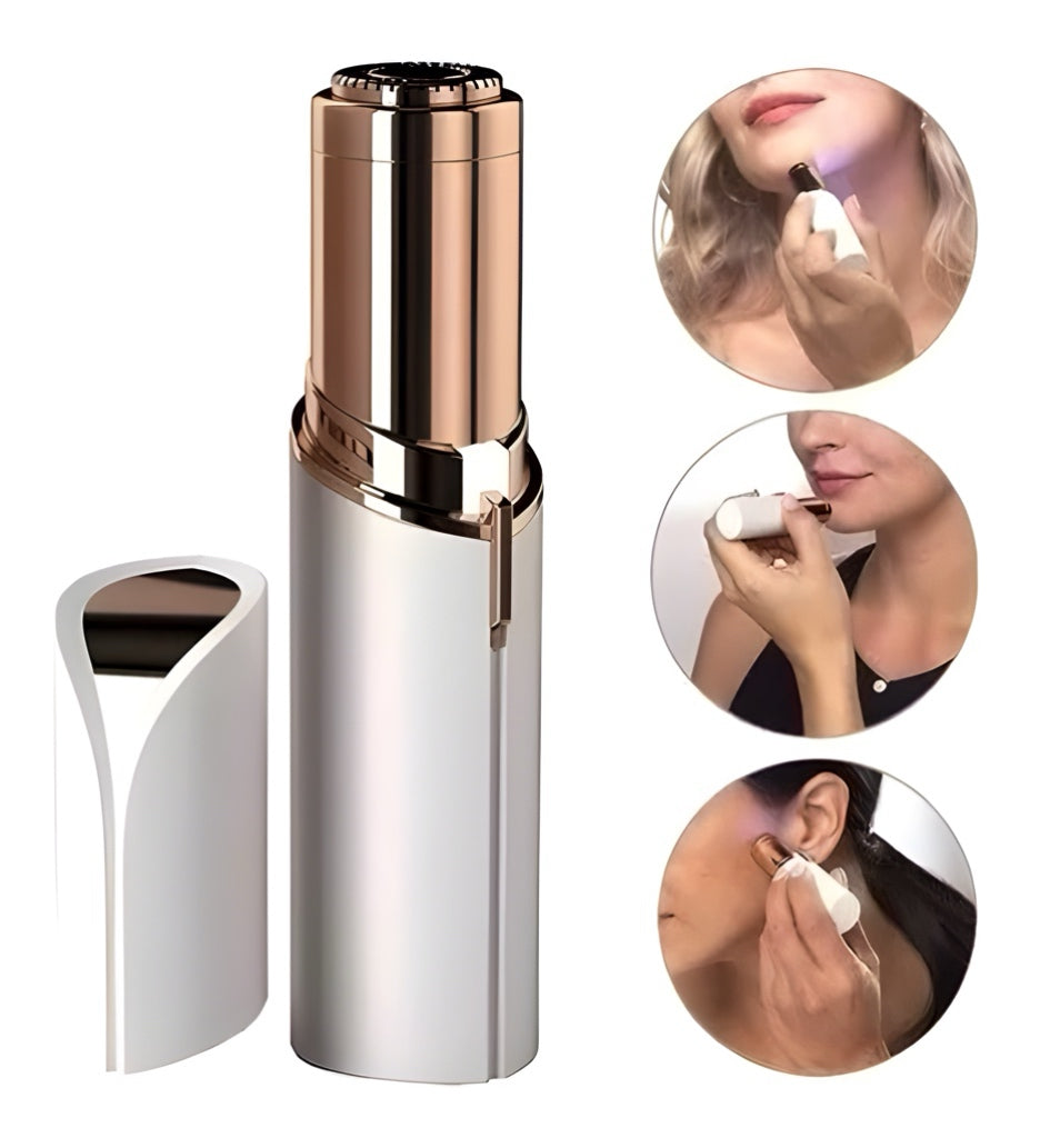 LumiSoft™ 🌟 Depiladora de precisión facial, recargable.