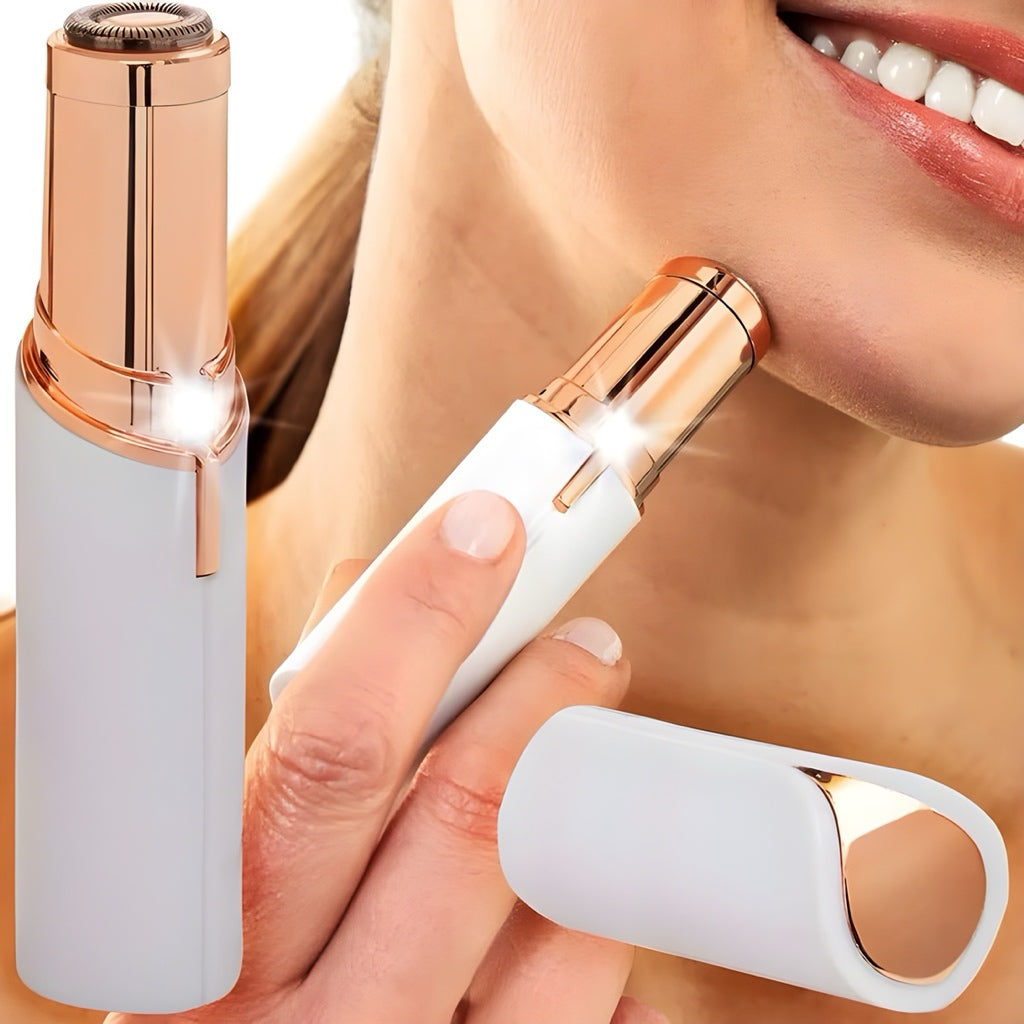 LumiSoft™ 🌟 Depiladora de precisión facial, recargable.