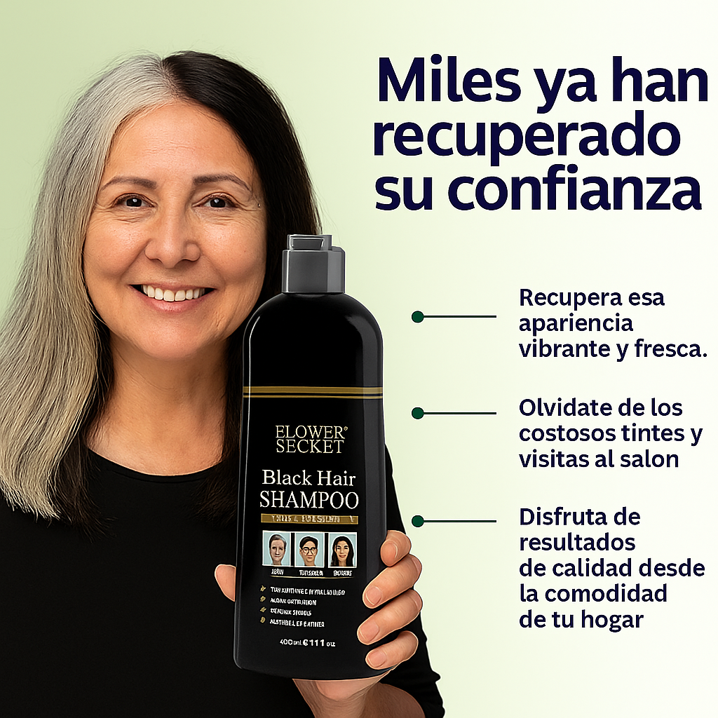 GlowTint™ 💇🏻♀️ Shampoo pinta canas 400 ML.