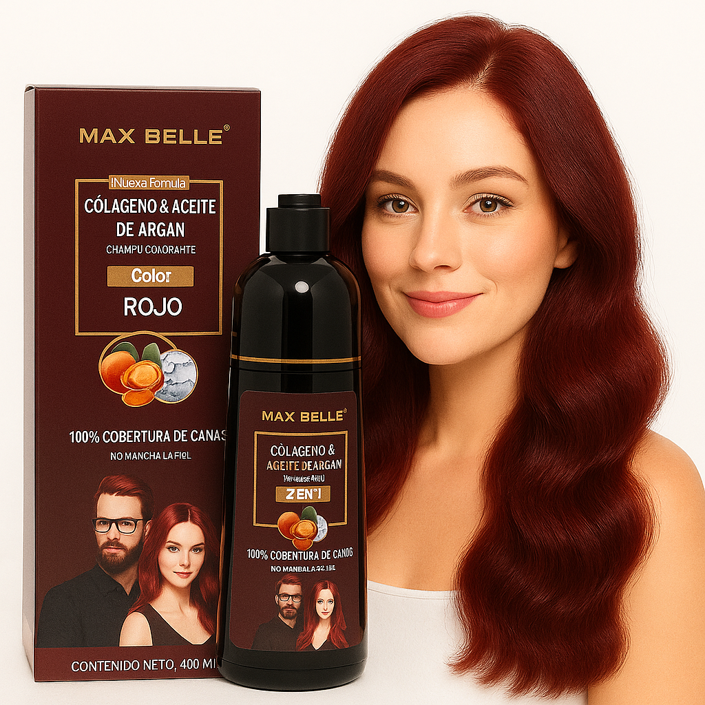 GlowTint™ 💇🏻♀️ Shampoo pinta canas 400 ML, para mujeres y hombres.