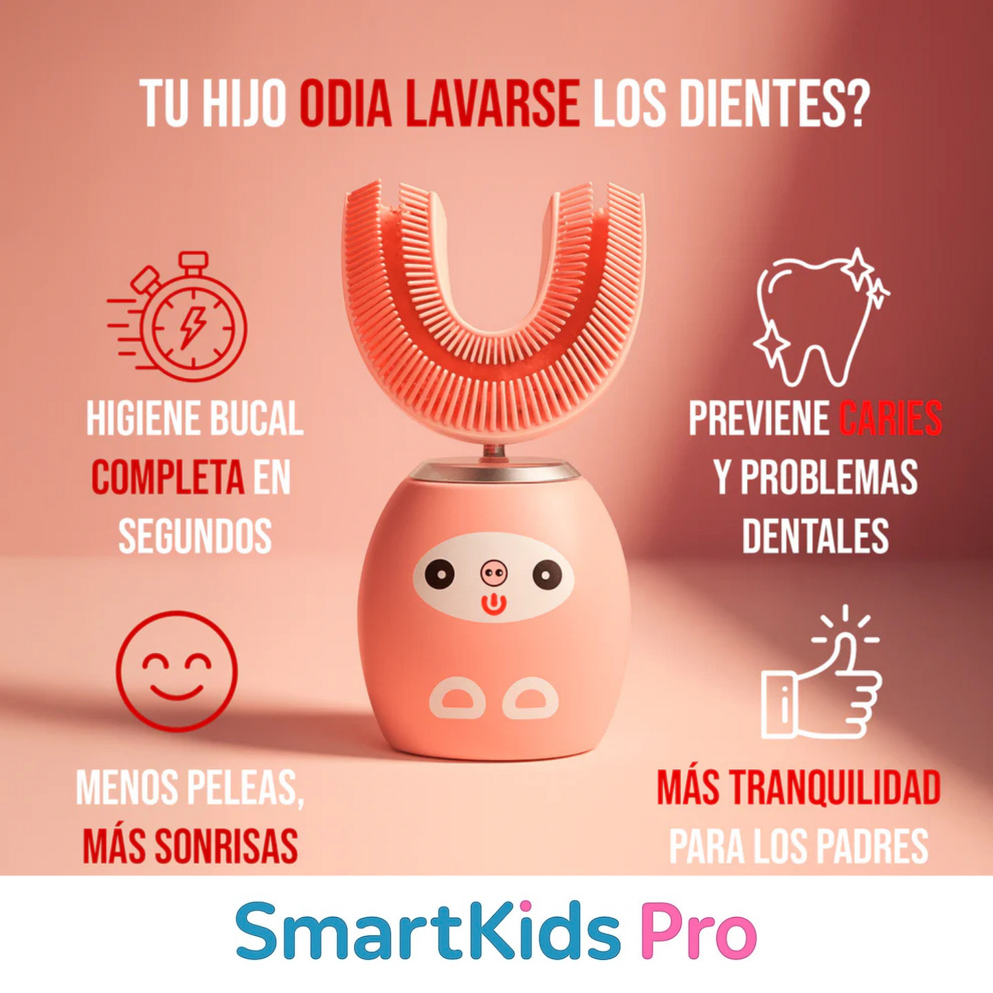 SmartKids Pro™ 😬 Cepillo de Dientes Inteligente - Smart T
