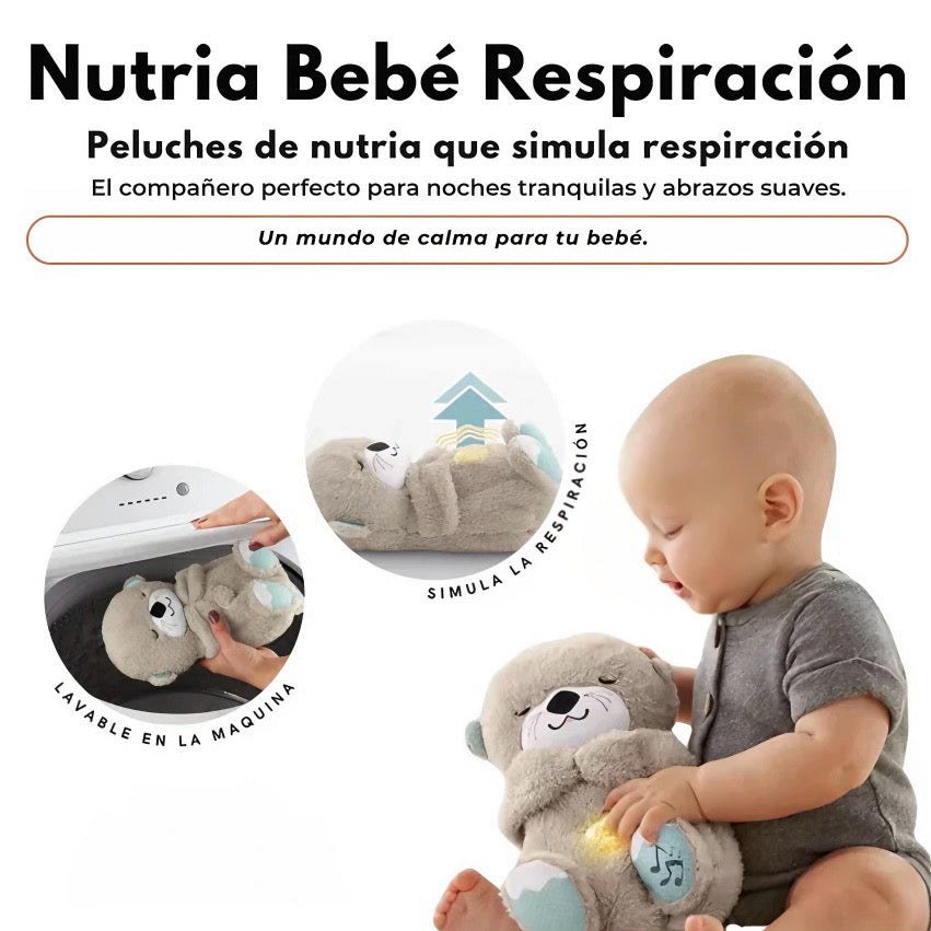 OtterLove™ 🦦 Nutria, peluche de apego, sueño profundo.