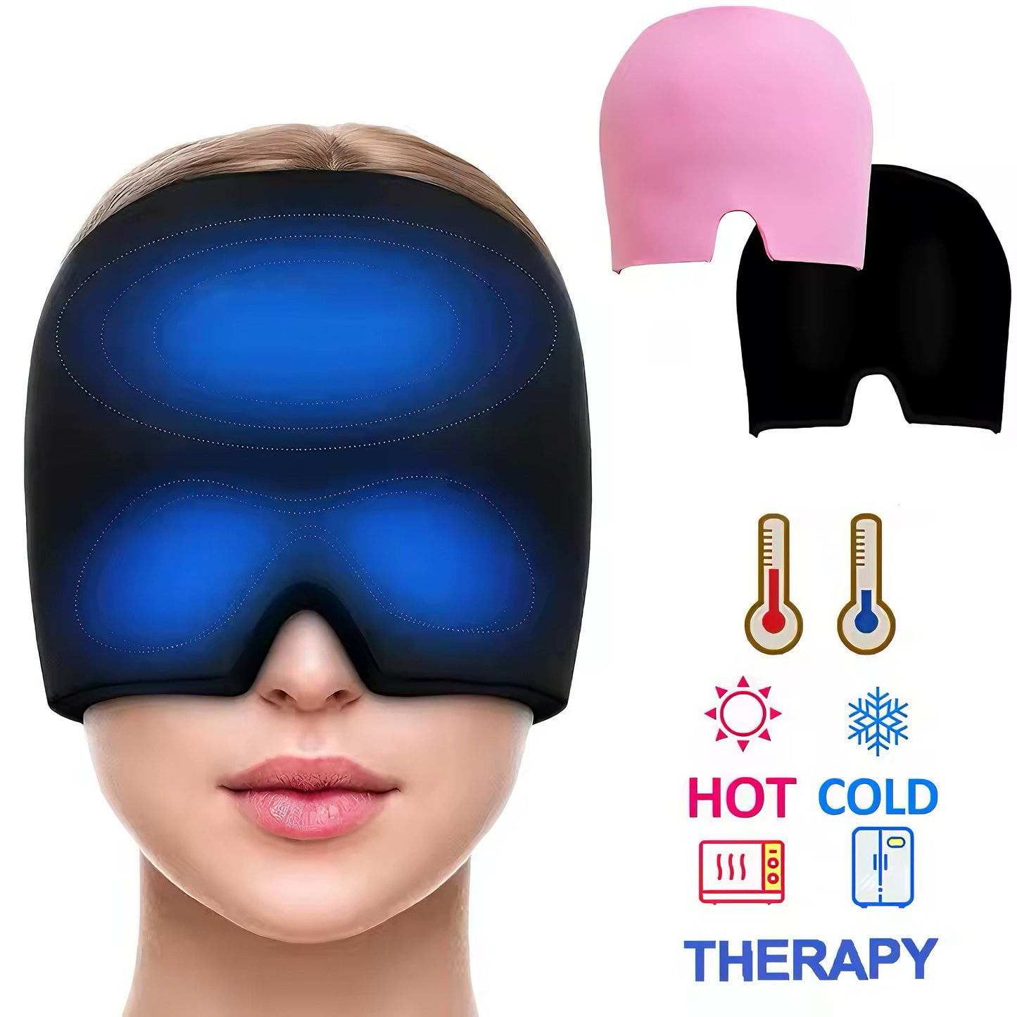 AliviaZen™ 💆🏻♀️ Gorra ANTI Migraña frío/calor.