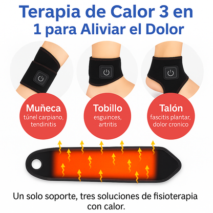 FlexiWarm™ 🔥 Compresa térmica 3 en 1 muñeca, tobillo y talón.