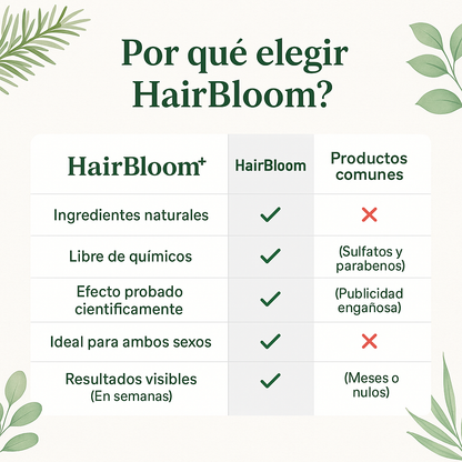 HairBloom™ 🌿 Pack Shampoo + Serum Anticaida.