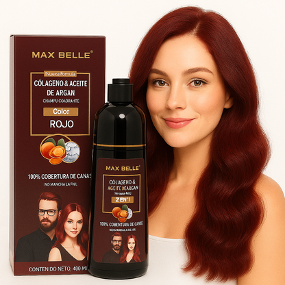 GlowTint™ 💇🏻‍♀️ Shampoo pinta canas 400 ML, para mujeres y hombres.