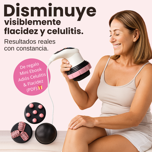 SlimTone™ 💁‍♀️ Masajeador profesional con infrarrojo 4 en 1.